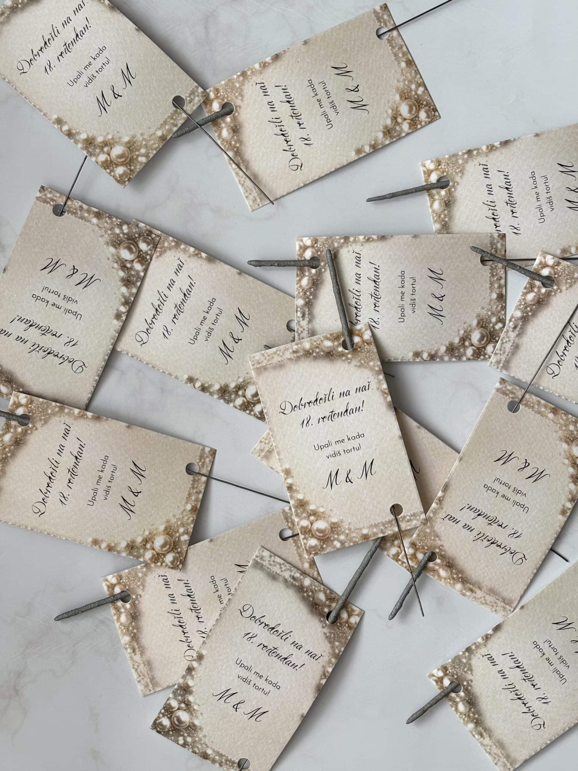 Elegant thank you cards with gold accents for wedding appreciation.
